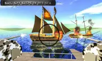 Caribbean Naval Fleet - Hit Pirate Ships Sim Screen Shot 0