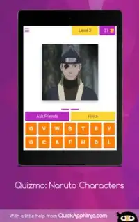 Quizmo: Naruto Characters Screen Shot 14