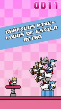 Cat-A-Pult:Lanza gatos de 8bit Screen Shot 0