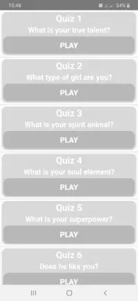 What Is Your True Talent? Personality Test Screen Shot 1