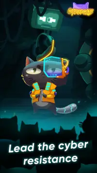 Cybercats offline puzzle game Screen Shot 2