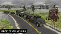 Armée un camion et Militaire Jeep Chauffeur Screen Shot 4