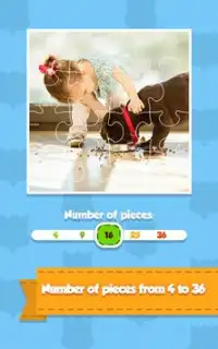 Kids Jigsaw Puzzle: Puppy & I Screen Shot 1