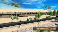 Army Train Driving 3D - Cargo Transport Sim Screen Shot 1