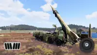 सेना मिसाइल लांचर 3 डी ट्रक: सेना ट्रक खेलों Screen Shot 4