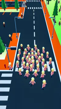 Городская толпа Игры Раш 3D Screen Shot 1