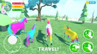 Unicorn Simulator 2 - Animal Family Game Screen Shot 1