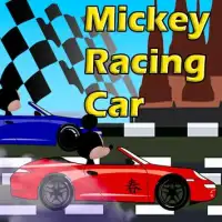 mickey racing car Screen Shot 2