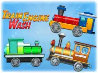 Train Engine Wash: gry dla dzi Screen Shot 4