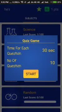 Quiz For You - Trivial Game Screen Shot 2