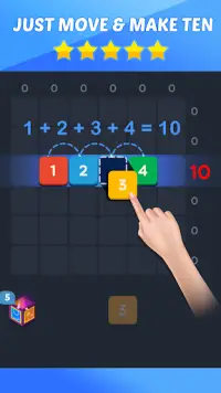Make Ten - Connect the Numbers Puzzle Screen Shot 1