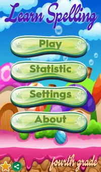 Learning English Spelling Game for 4th Grade FREE Screen Shot 0