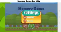 Memory Game Screen Shot 1