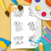 Jeux de coloriage pour les enfants Screen Shot 4