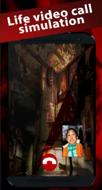 scary granny's video call/chat game prank Screen Shot 2