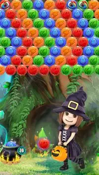 Funny Witch Pop Bubble Adventure Screen Shot 2