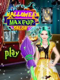 Halloween Makeup Dressup Salon Games For Girls Screen Shot 4