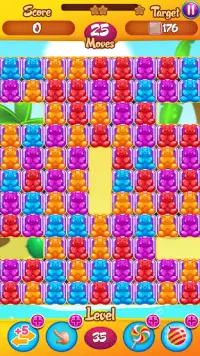 🐻🐻🐻 Gummy bear frenzy - match 3 🐻🐻🐻 Screen Shot 6