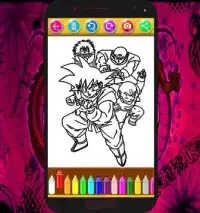 How To Color Dragon Ball Z (Dragon Ball Z games) Screen Shot 1