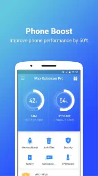 Max Optimizer Pro - easy to use & boost phone fast Screen Shot 0