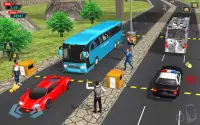 toerist buschauffeur spel - coach bus spellen Screen Shot 14