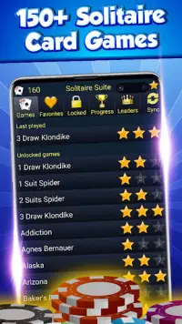 150  Solitaire Card Games Pack Screen Shot 0
