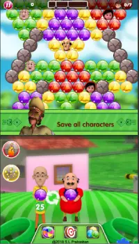 Motu Patlu Bubble Game Screen Shot 2
