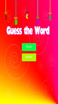 Guess the Word Screen Shot 0