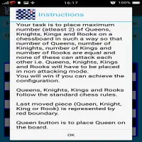 Chess Queen,Rook,Knight and King Problem Screen Shot 3