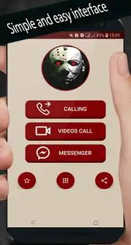 grandpa killer jason's video call chat simulator Screen Shot 2