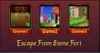 Escape From Stone Fort - Escape Games Mobi 87 Screen Shot 0