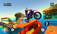 自転車スタントレース3D：最も難しい自転車レースゲーム Screen Shot 1