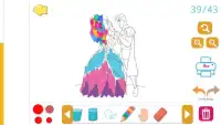 Coloring Book for Disney Princess - for girls game Screen Shot 6