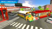 Школьный водитель автобуса Симулятор Screen Shot 3