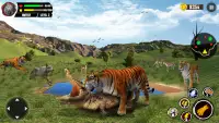 Salvaje Tigre Simulador Juegos Screen Shot 1