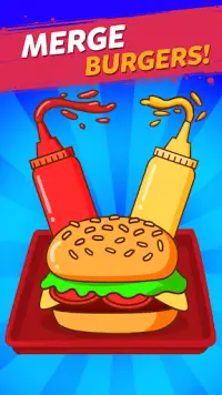 Merge Burger: Food Evolution Cooking Merger Screen Shot 0