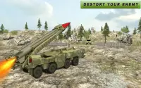 Missile launcher US army truck 3D simulator 2018 Screen Shot 1