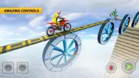 बाइक स्टंट रेस 3डी: बाइक गेम्स Screen Shot 3