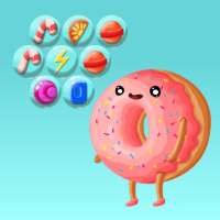 Bubbles shooter game Funny Donut