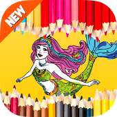 Coloring for barbie Mermaid