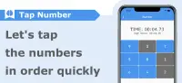 Brain training game / Tap Number Screen Shot 0