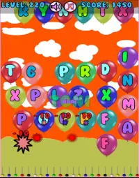 Popping Letters - Free Screen Shot 1
