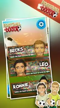 Anak Football Doctor-Permainan Screen Shot 1