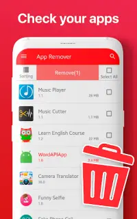 Remove apps - Delete app remover and uninstaller Screen Shot 0
