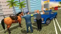 Police Horse Grand Crime City Gangster Mafia Chase Screen Shot 1