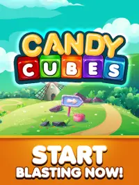 Match 3 Candy Cubes головоломку бесплатные игры Screen Shot 13