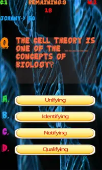 Biology test Quiz Screen Shot 7