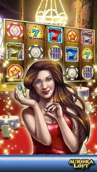 Free Slot Machine: Star Trio Screen Shot 0