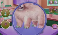 ポメラニアンの子犬デイケアゲーム Screen Shot 4
