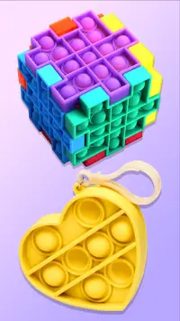 Fidget Toys Set Pop It Bubble Screen Shot 1